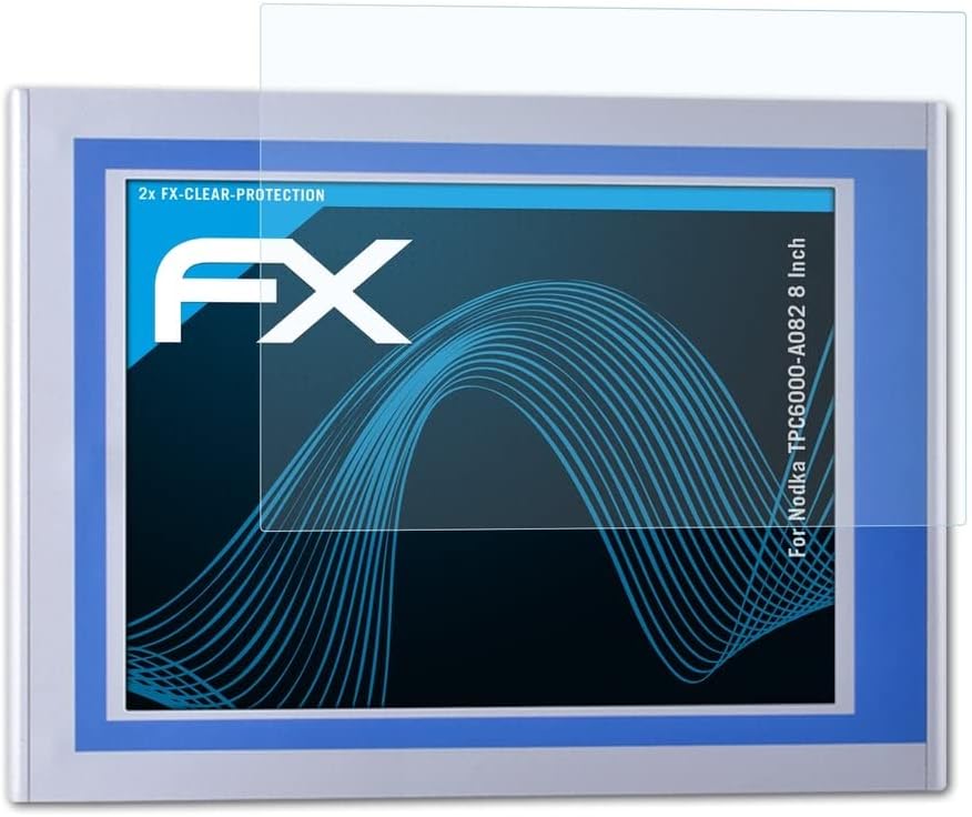 Защитно фолио atFoliX за екрана, която е съвместима с 8-инчов защитен филм Nodka TPC6000-A082, Сверхчистая защитно фолио FX (2 ПЪТИ)