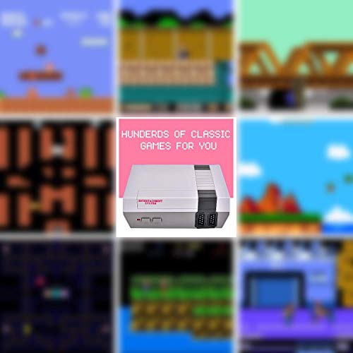 Zeion Класическа Ретро Игра конзола Видео Мини Игрови конзоли с 620 игри за NES Игра Handle Gaming - (AV изход, не OEM)
