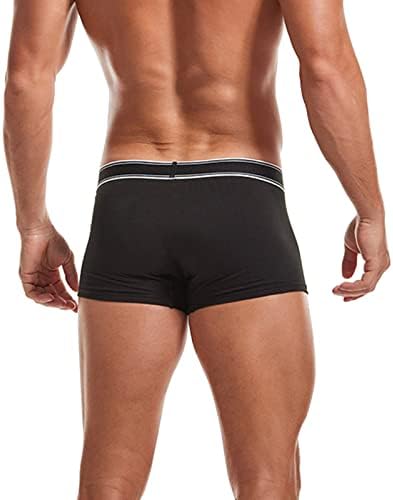 Bmisegm мъжки къси панталони-боксерки, мъжки модни гащи, панталони, секси гащи с подворотом, бельо, панталони под дрехите