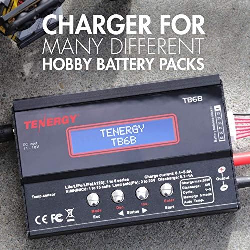 Балансовое зарядно устройство и разрядник Tenergy TB6-B и Липо-чанта за зареждане, Цифрова Зарядно устройство за батерии