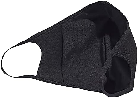 Защитни маски адидас Badge of Sport за лице, на 3 опаковки, Унисекс, за възрастни, Черен