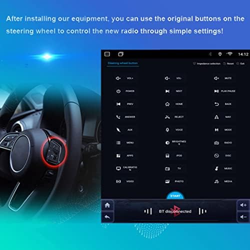 Android 11 Автомобилна Стерео система за Ford Fiesta 2009-2015 с Carplay, 9.7-инчов сензорен екран, Bluetooth Радиото в автомобила