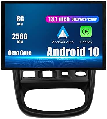 WOSTOKE 13,1 Android-радио CarPlay и Android Auto Авторадио Автомобилната Навигация Стерео мултимедиен плейър GPS Сензорен екран с RDS функция
