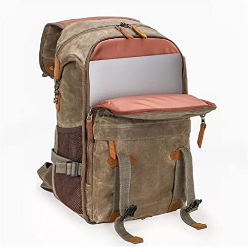 SDGH Водоустойчива раница за камера в Ретро стил от платно и кожа в стил Батик, Ежедневни чанти за пътуване, статив, за