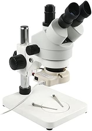 CZDYUF Промишлен Тринокулярный Стереомикроскоп Увеличаване на Непрекъснато Увеличение 7X - 45Ч за Ремонт на печатни Платки Лабораторно