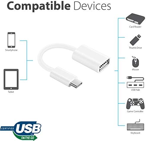 Адаптер за USB OTG-C 3.0, съвместим с вашето устройство Kurio Smart 2 в 1 Pro, осигурява бърз, доказан и многофункционално