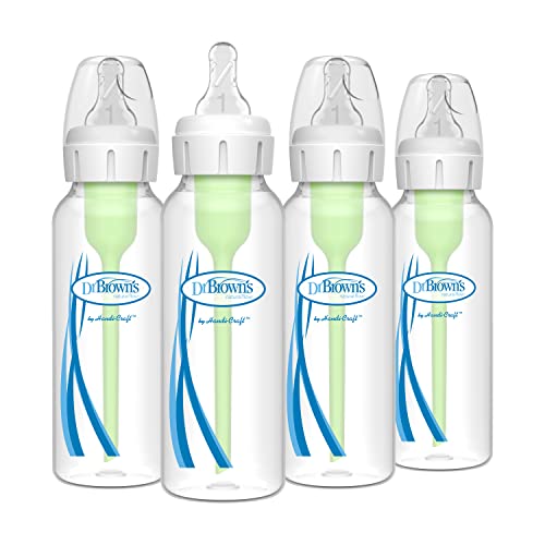 Средства против колики на Д-р. Brown ' s Natural Flow®+™ Тесни бебешки бутилки и силиконов биберон за бебешко шише Natural