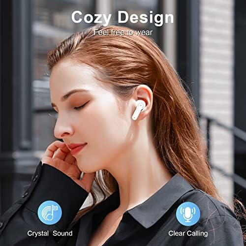 Безжични Слушалки ZIUTY, Слушалки, Bluetooth 5.3 Време на възпроизвеждане 50 часа с led цифров дисплей, Калъф за зареждане, Водоустойчиви