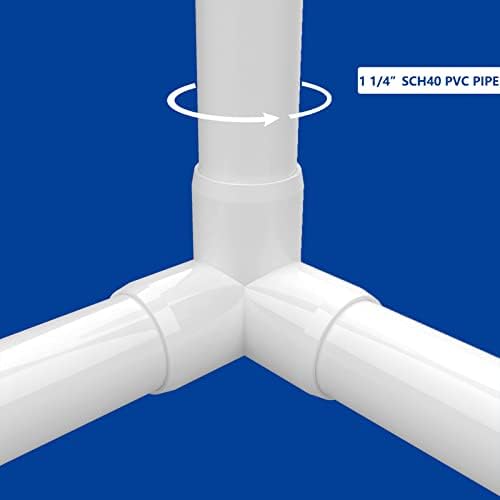 4-Ходови и 3-лентов фитинги от PVC letsFix 1 1/4 инча, Конектори, PVC за тръби от PVC SCH40 1 1/4 инча - се Предлагат проекти