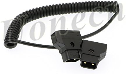 Удлинительный Пружинен кабел D-tap Щекер към D-tap штекеру за DSLR Rig Anton Bauer Battery
