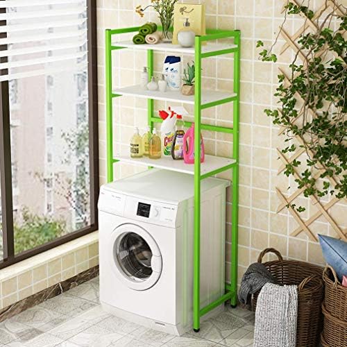 Hokcus Многофункционални Рамка за съхранение на перални машини по рафтовете над Тоалетна, Рафт за баня над Перална машина за съхранение, с