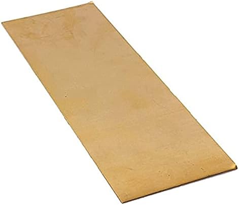 Латунная плоча на Месинг лист Перцизионные метали Суровини Латунная табела-Метална Медна плоча (Размер: 2x300x300 мм)