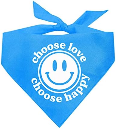 Избери любовта Изберете Кърпа Happy LGBTQ Pride Month Dog (725 Тюркоаз, Един размер)