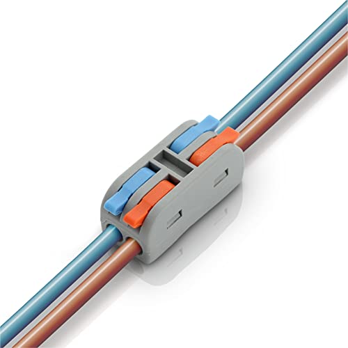 Конектори кабели Shopcorp - Компактни Свързване на електрически Рычажные конектори кабели с цветен код – Быстроразъемные
