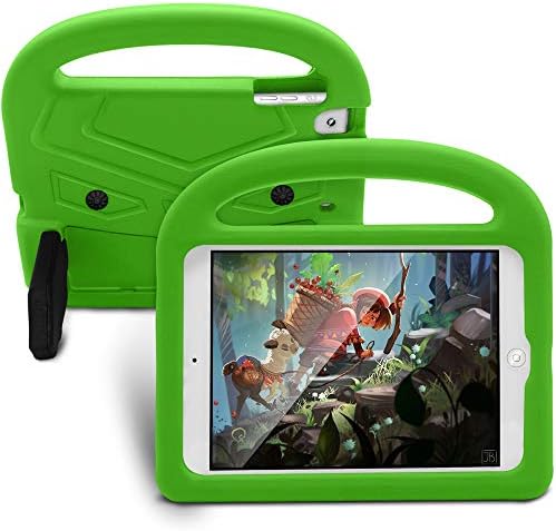 Детски устойчив на удари калъф EVA Foam със стойка за таблет Защитната обвивка за Apple iPad 9.7 Pro - Зелен (модел A1673 A1674