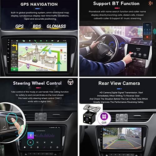 ADMLZQQ за Seat Leon 2005-2012 Android 11 Кола Стерео Радио Главното Устройство 9 Инча GPS Навигация Carplay Android Авто Bluetooth Управление
