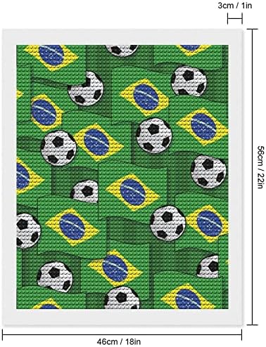 Бразилски Футболни Футболен Модел Diamond Живопис Комплекти за Възрастни кръст Бод направи си САМ Бои Художествени Картини на плавателни съдове
