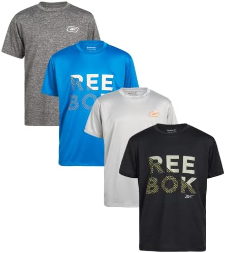 Спортна тениска Reebok за момчета - 4 опаковки спортна тениска Active Performance Dry-Fit (8-20)
