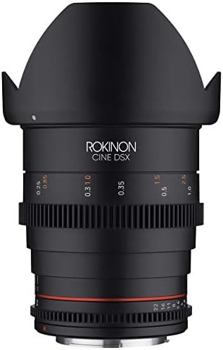 Rokinon 24 мм, 35 мм и 50 мм, 85 мм Т1.5 Cine DSX Комплект от 4 обектив за Micro Four Thirds в комплект с калъф за носене, комплект