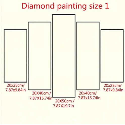 Направи си САМ 5D Диамантена Живопис, Определени за Възрастни/Деца/Начинаещи Пълна Тренировка Diamond Изкуство Голям е Размерът на Скъпоценен Камък Живопис Планински ?