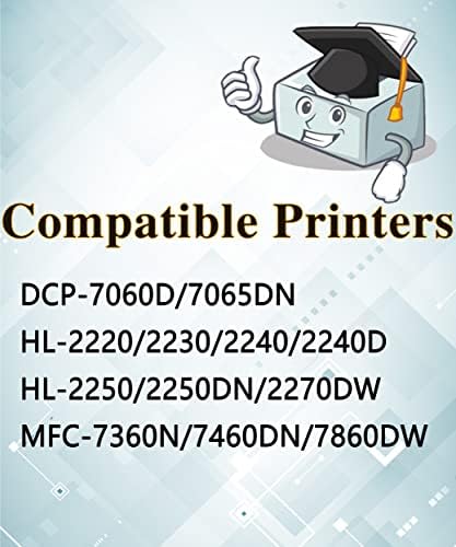 ММ МНОГО по-съвместим взаимозаменяеми тонер касета TN450 за Brother TN-450 TN450 TN-420 за употреба с принтери HL-2230 HL-2240 HL-2270DW HL-2280DW