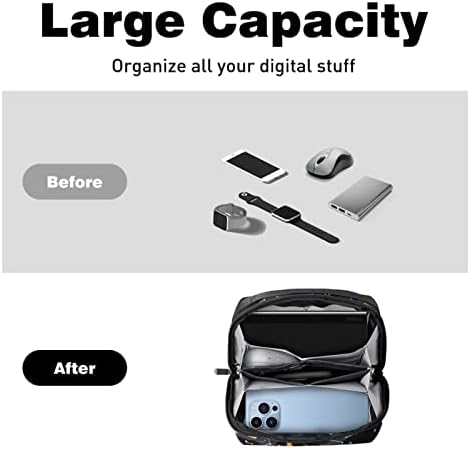 Електронен органайзер за пътуване, преносима техническа чанта, калъф за електронни аксесоари, водоустойчив калъф за кабел за