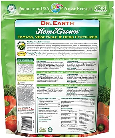 Найлонова торбичка за торове Dr. Earth Organic 5 за домати, зеленчуци и билки