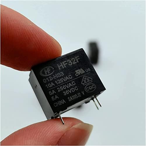 Реле XIANGBINXUAN 5шт Висок ток на модула за печатни платки САМ Relay 32f-g-005 012 024- hs3 4-пинов 5A 10A (Размер: HF32F-G-05-HS10A)