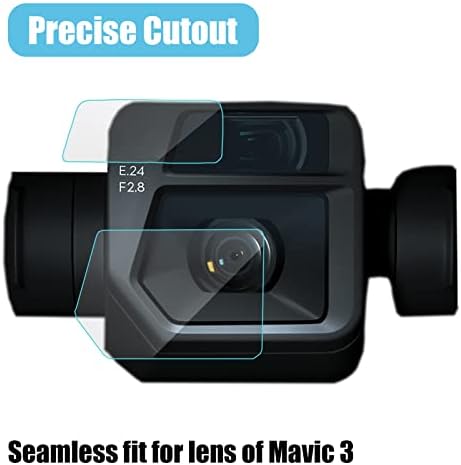 Защита на обектива Mavic 3 за DJI Mavic 3 Pro/Cine Camera Drone RC Quadcopter Fly more Combo, 2 опаковки Двухобъективных Угасне