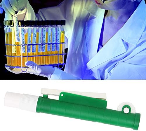 10 мл Помпа за пипета Лабораторен Инструмент лабораторни Инструменти Мощност на Изсмукване за Стъклени и Пластмасови Пипети (Зелен)