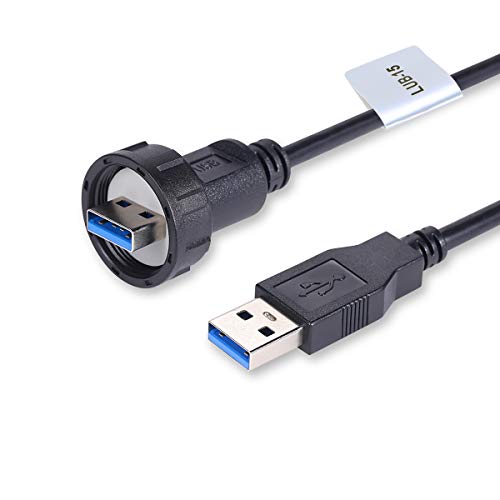 Кабел за пренос на данни CHHLIUT Signal Communication Водоустойчив IP67 USB2.0 Щекер към USB3.0 Тип Мъжки Удължител За Кабел