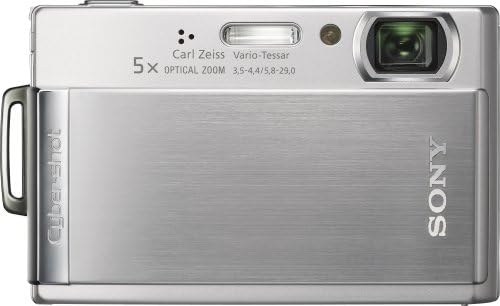 Цифров фотоапарат Sony Cybershot DSCT300 10,1 Mp с 5-кратно оптично увеличение, супер Устойчив снимка (Сребрист)