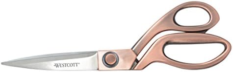 Westcott 16968 8-Инчов Ножици От Неръждаема Стомана Розово Злато За Офиса и дома