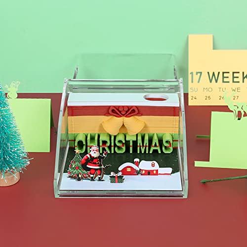 SIWEME Коледен подарък 2023 Седмичен Календар Сладък Бележник за водене на Записки с Притежателя на Химикалки, Коледно Дърво, Коледна