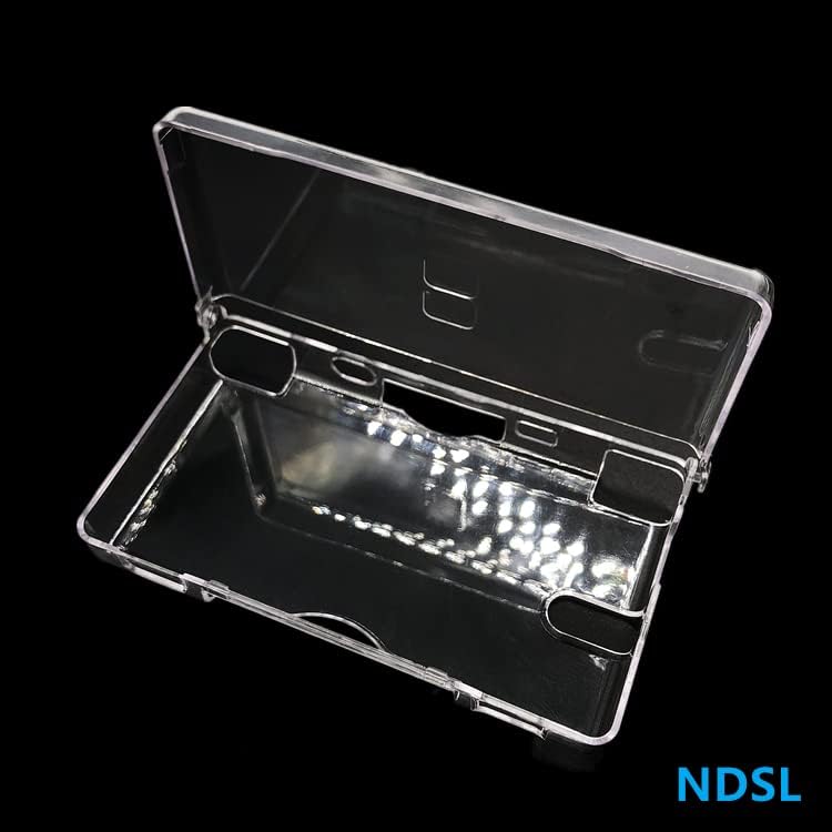 Нов сверхчистый кристално прозрачен твърд разъемный корпус Защитен калъф кожен корпус калъф-тампон за конзола DS Lite NDSL NDS Lite