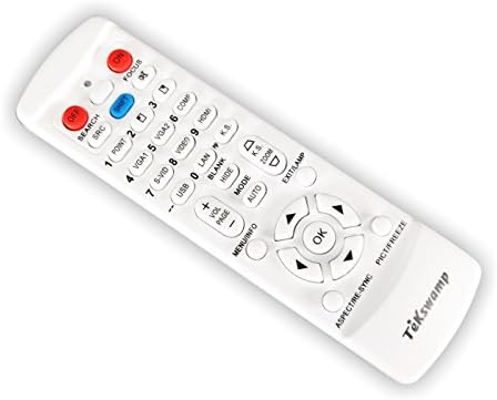 Преносимото дистанционно управление видеопроектором (Бял) за Sony VPL-CX100