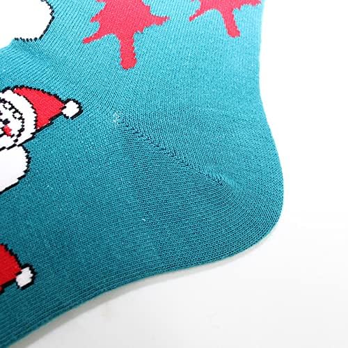 AOOF Коледни Чорапи на Дядо Коледа Снежните Чорапи-Тръба Мъжки и Дамски Бижута За Семейни тържества и Партита OneSize Снежинка