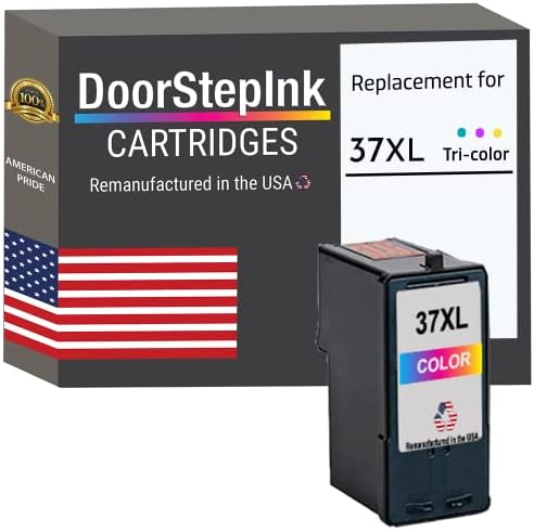 Рециклирани в САЩ Мастило касета за Lexmark 18C214037XL Трицветна за Z серията Z2420 X серия X6675 X6650 X5650 X4650