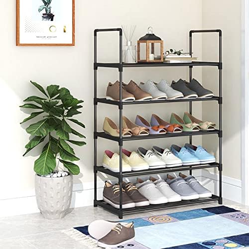 JTWMY Стойка за обувки В събирането на Обувные шкафове Компактен Органайзер за обувки с голям капацитет Стоманена Тръбна рамка Мебели за
