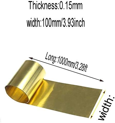 LUCKNIGHT H62 Месинг ламарина, метал Тънка фолио плоча на Уплътнението Промишленост Домашни Материали за обработка на метали Сварка100