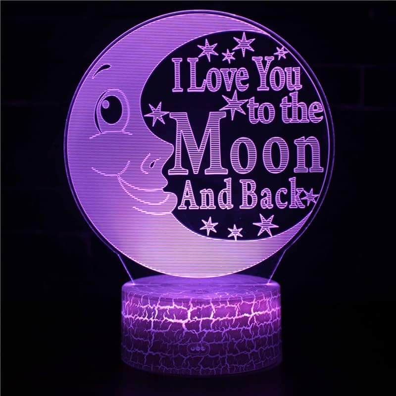 3D лека нощ Led Визуален Настолна Лампа Подарък Лампа Цветен Сензорен Пулт за Дистанционно Управление Коледен лека нощ HWL0625
