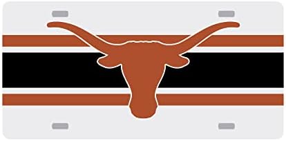 Регистрационен номер ColorShock Color Shock Texas Longhorns Метал, боядисан в ярко-оранжев цвят