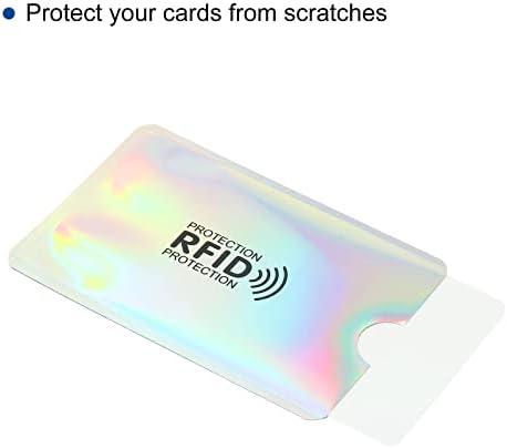 Разноцветни ръкави за кредитни карти с RFID заключване PATIKIL, 30 опаковки безконтактни защитни притежателите на чантата NFC, 5 цвята