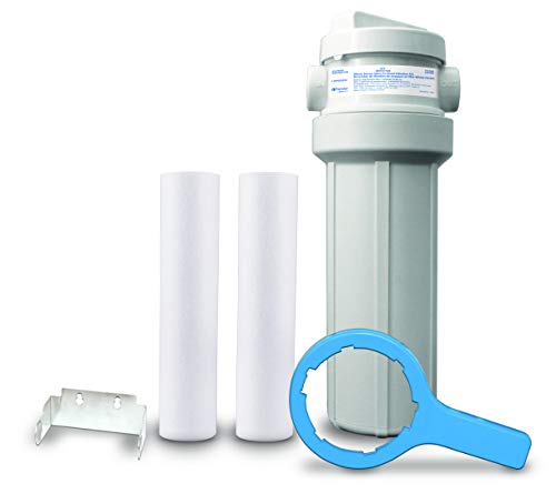 Комплект за филтриране на вода с утайка Watts Premier WHT WH-LD Full House 50 Микрона, Бял
