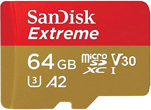 Карта памет SanDisk Extreme 64GB microSDXC UHS-I с адаптер (SDSQXNE-064G-GN6MA)