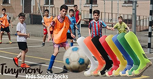 Детски чорапи Tinymori Мини Спортни Чорапи до Коляното за Момчета и Момичета на възраст 6-11