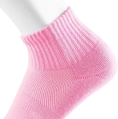 JOURNOW Неизмита Памучни Спортни чорапи-възглавници с Дълбоко деколте за мъже и Жени 6 Двойки