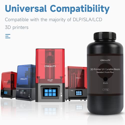 Смола за 3D-принтер Creality официален ъпгрейд, Стандартна фотополимерная смола 1000 g за LCD 3D-печат, смола UV-втвърдяване