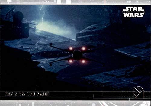2020 Начело Star Wars The Rise of Skywalker Серия 266 Ред 5 Против. Търговската картичка на Флота
