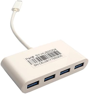USB-C 3.1 поколение 1-4-Портов хъб USB 3.0, Ръчен хъб USB 3.0 4 тип A SY-HUB20204